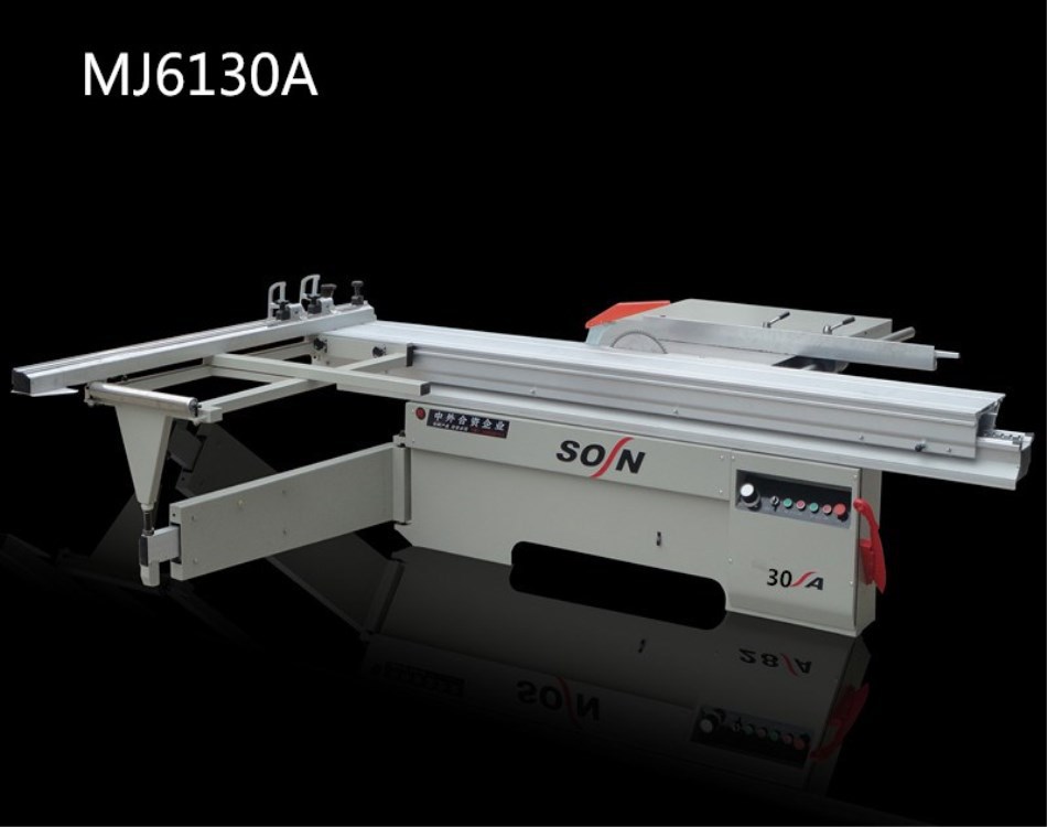 木工机械厂家 木工机械精密裁板锯 MJ6130A 推台锯 青岛晟森