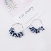 Fashionable earrings, cute cloth, Korean style, internet celebrity, flowered