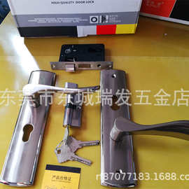 莱诺ES707带把手实木门防盗门锁卧室房门执手锁小插芯卫生间门机