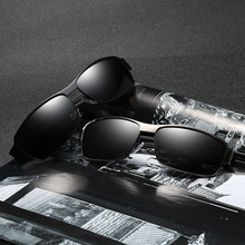 2021歐美時尚太陽鏡新款男士墨鏡變色偏光太陽眼鏡蛤蟆鏡批發8485