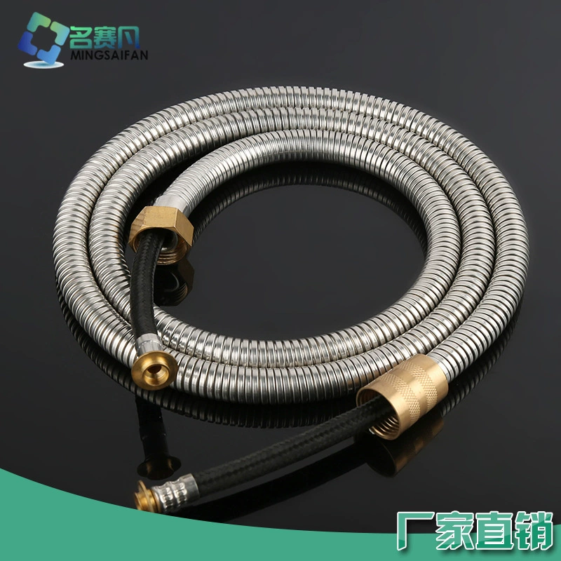 Поставка оптовой 1,5 натуральный цвет медный колпачок крышка тяги шланг для душа впуска воды ванная комната душевая трубка