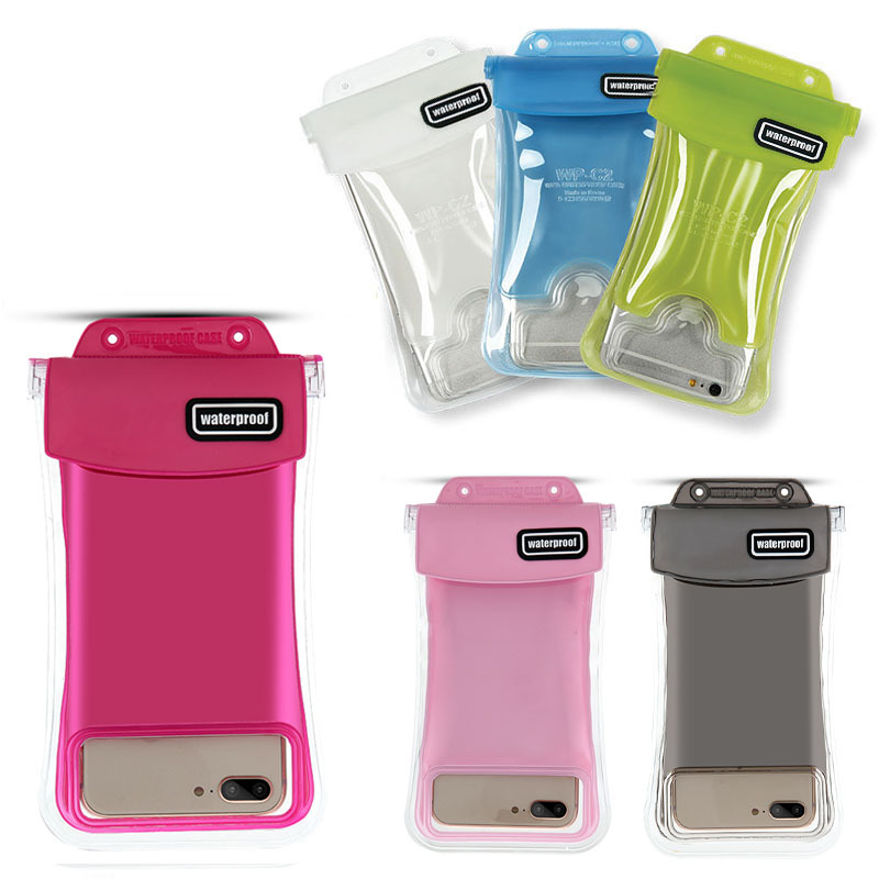 Dicapac美团外卖手机放水袋触屏小米可爱游泳水下拍照潜水套触屏|ru