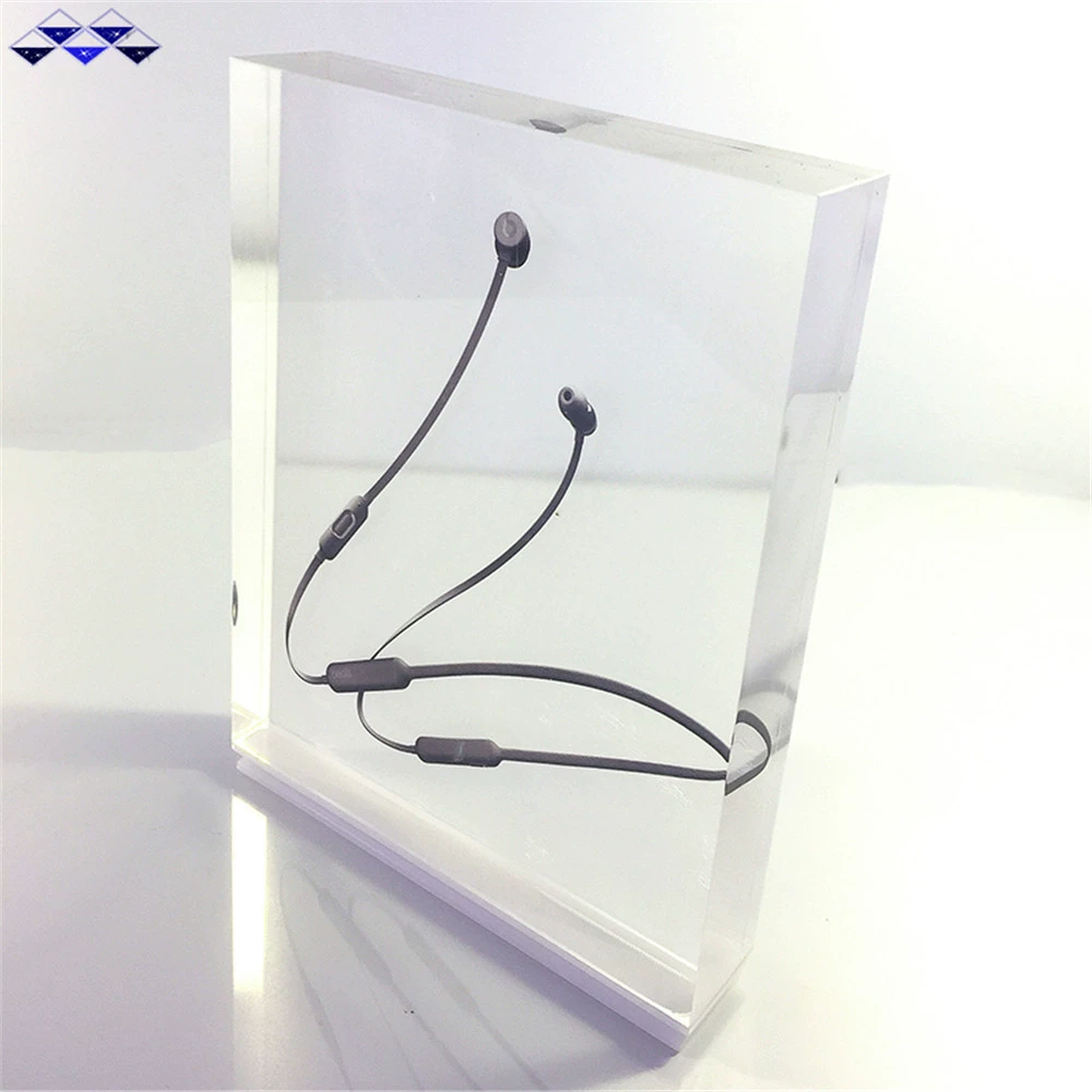 Headphones, acrylic glass stand