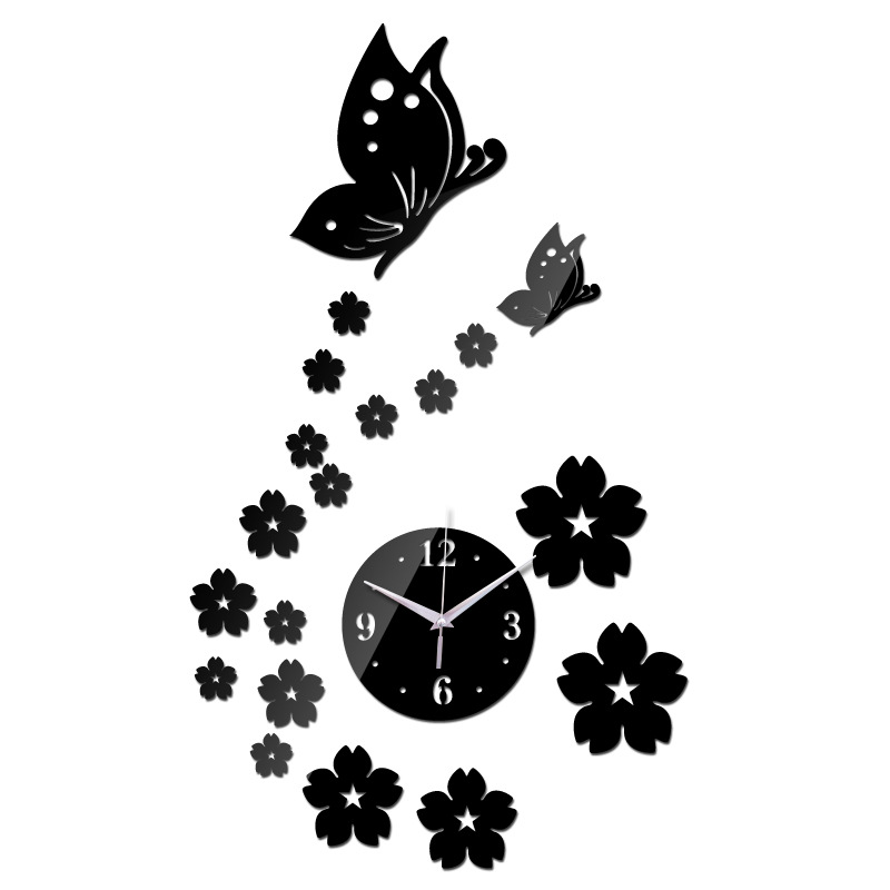 Horloge murale salon décoration papillon - Ref 3424134 Image 5