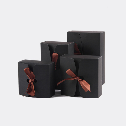 Baking Kraft Paper Box Candy Cookie Biscuit Packaging Bag Egg Tart Nougat Packaging Cake Snack Box