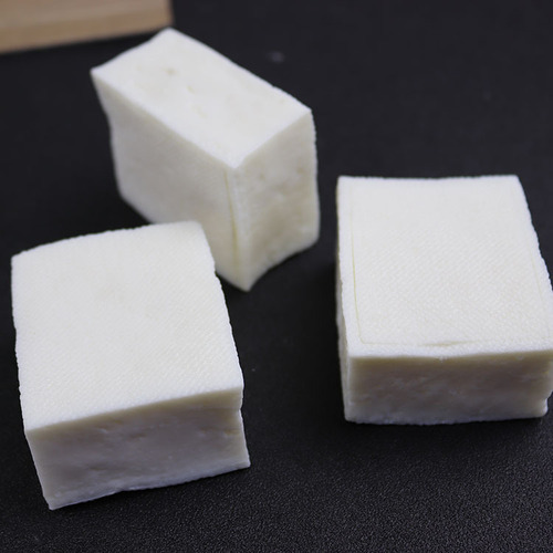 Simulation tofu block Fake tofu dry Tofu food model Simulation vegetarian Children's enlightenment education props 