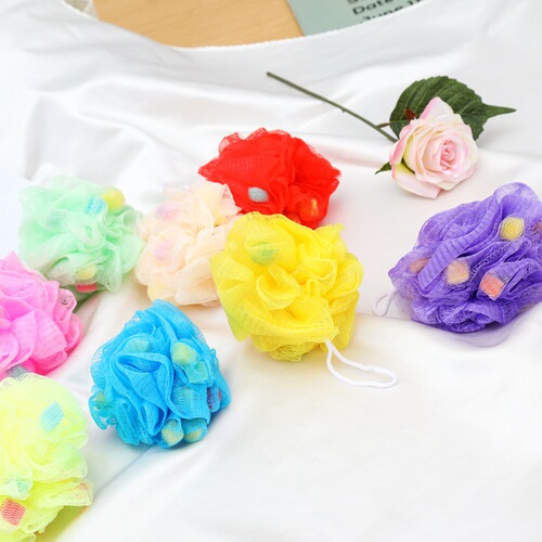 Increase color sponge bath ball bath flower bath ball personal wash and clean bath commonly used back rub bath rub 30g