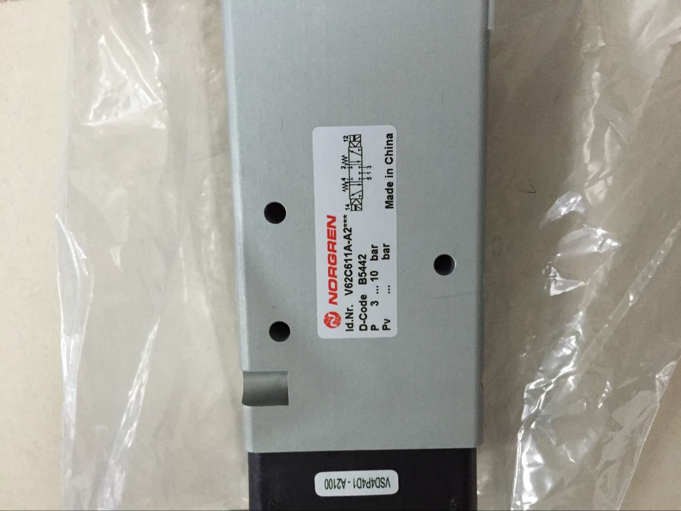 NORGREN诺冠 二位五通电磁阀 V62C513A-A2*** 授权代理