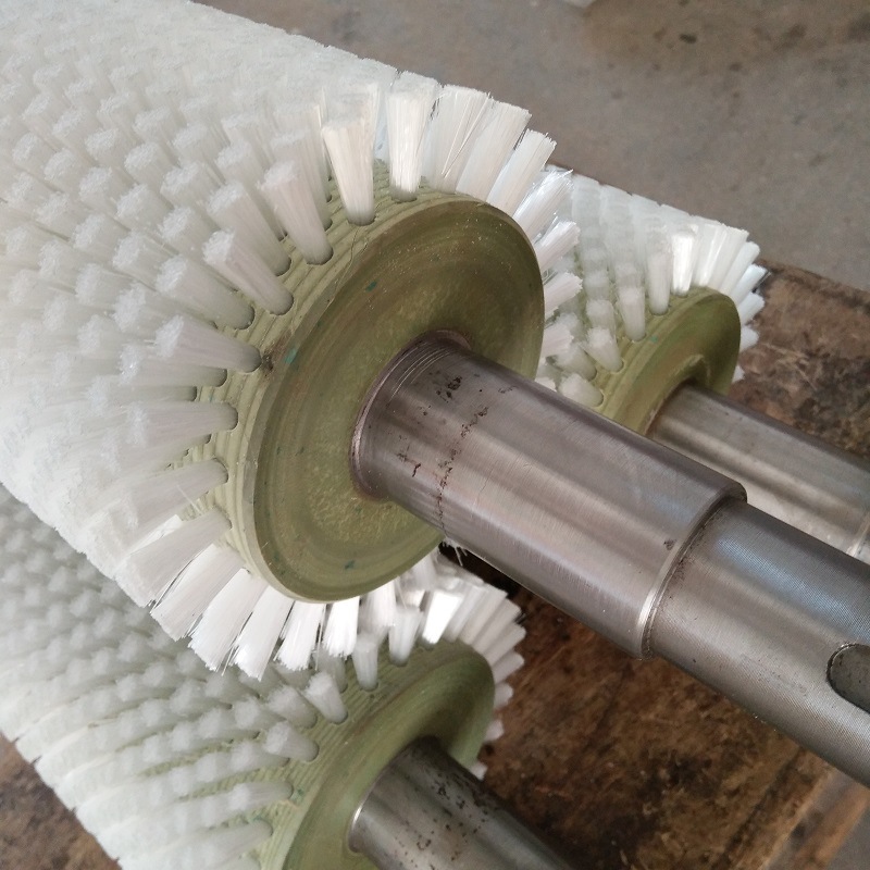 大成直销食品级水果蔬菜打蜡机辊刷 不锈钢清洗机辊 清洗机毛刷