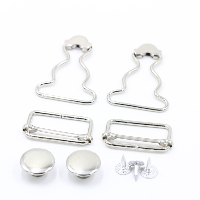 Fuente de la fábrica pantalones de suspensión hebilla de calabilla pantalones de mezclilla de metal hebilla de ropa de maternidad tipo de suspensión hebilla ajustable