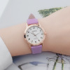 Fresh universal waterproof trend fashionable watch for leisure, Korean style, simple and elegant design