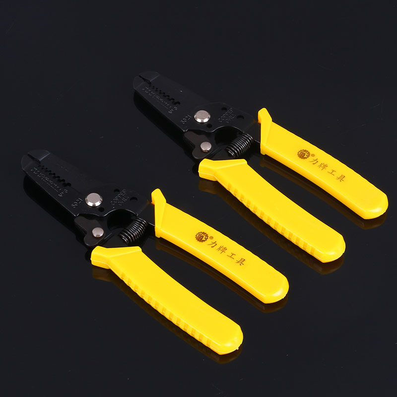 多功能5021款6寸单色柄剥线钳电工钳 多功能钳子电缆剪拨剪线钳