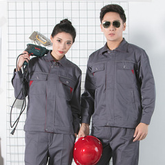 Custom Men's and Women's Automotive Repair Uniforms, Factory Clothes, Electric Welding Uniforms, Decoration Engineering Uniforms, Protective Long-Sleeve Workwear Sets