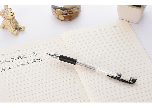 True Color Gold Decoration 009 European Standard Neutral Pen 0.5mm Signing Pen Black Water Pen Office Writing Carbon Pen Water Pen 