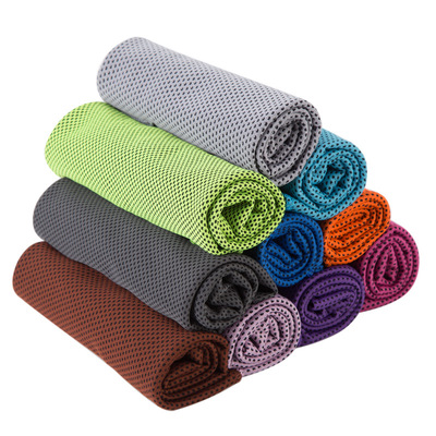 Double color Cold Ice-cold towel motion Sweat Ice towel Cold towel Rub Hanjin fashion Bodybuilding towel wholesale