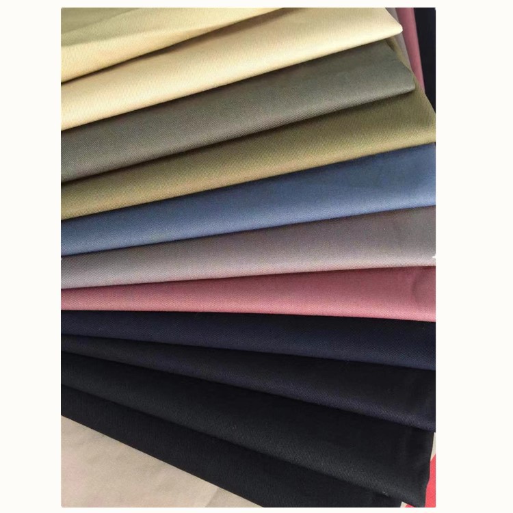 全棉高密斜纹风衣布 B家防水嘎巴甸玫瑰红风衣面料  时尚服装面料