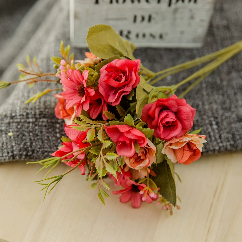 Северные производители осень имитация цветка фальшивые цветы 15 Persian rose 5 fork European rose искусственные шелковые цветы