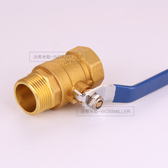 Direct sales forged brass ball valve, internal and external threaded heavy-duty copper ball valve, Miller source factory