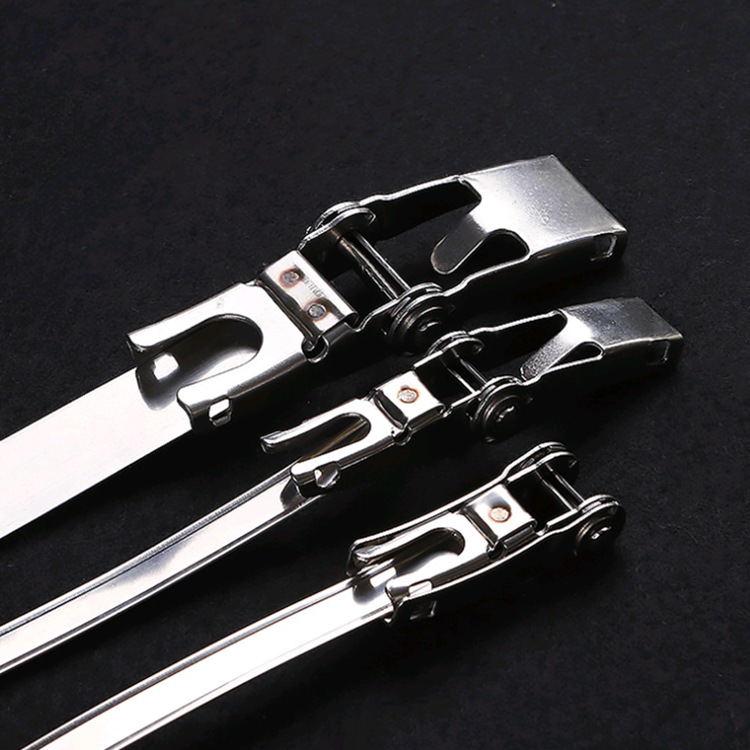 10mm宽15mm宽19mm宽金属万能式不锈钢扎带