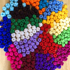 10mm Pineapple Coil Accessory Hand-woven DIY Bracelet Necklace Pendant Chinese Knot Decorative Material Button Knot