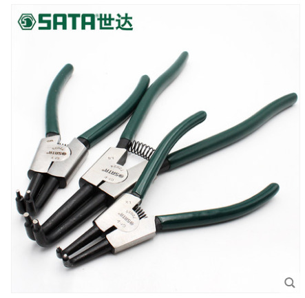 世达外卡弯头卡簧钳挡圈钳卡环钳5寸弹簧钳子世达72022