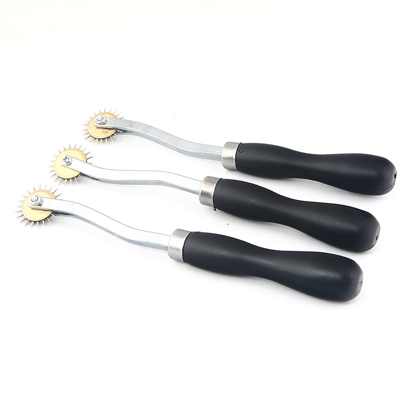 描线器制版尖齿轮划线轮皮革点线线迹轮裁缝打版工具压线间距轮