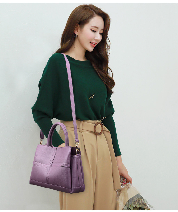 Elegant Women's Commuter Handbag Large Capacity Shoulder Bag_voghion.com