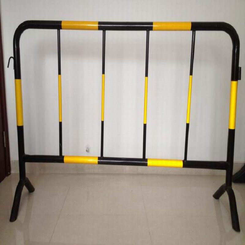 广州南沙移动黄黑防撞铁马护栏定制交通临时安全隔离白红铁马护栏