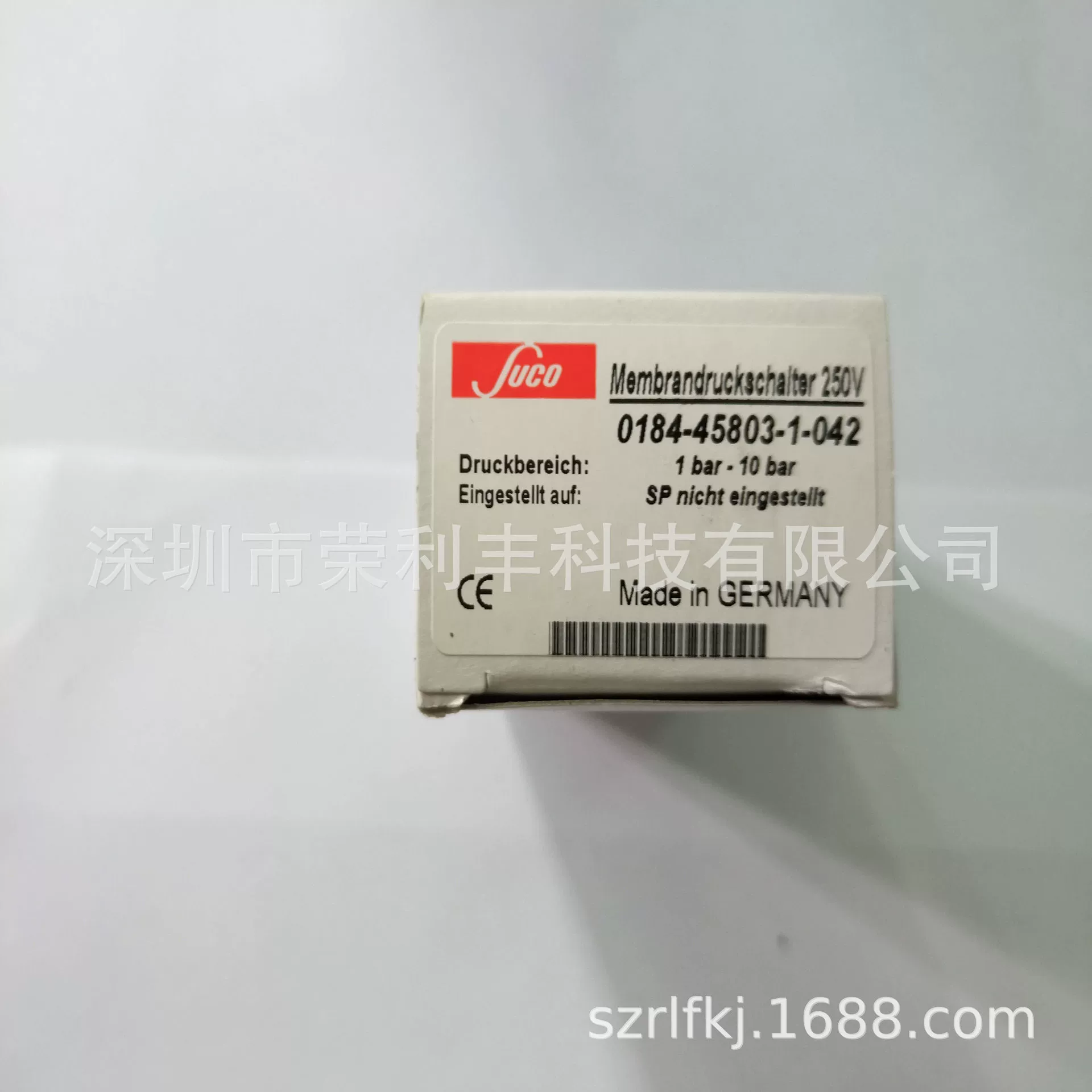 Новый переключатель давления Suco 0184-45803-1-042 немецкий датчик давления Suco