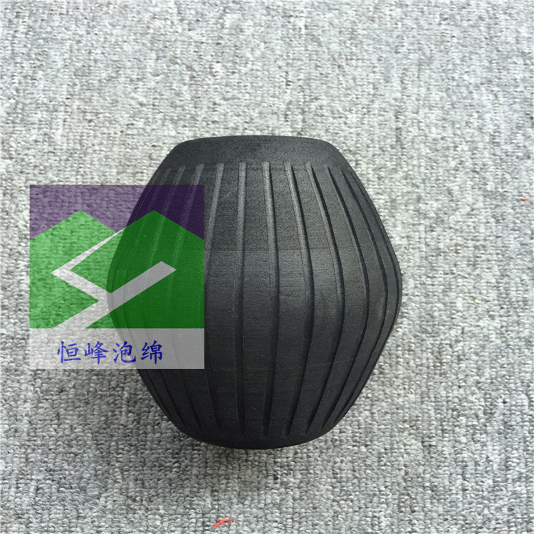 加黑异形打磨泡棉球 彩色异形椭圆球 泡沫球厂家生产