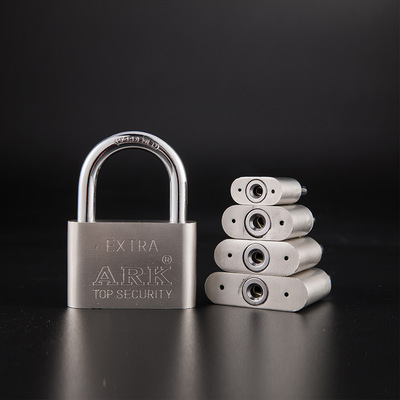 40mmARK挂锁防盗大门家用锁具迷你仿不锈钢挂锁防水防锈通开锁头