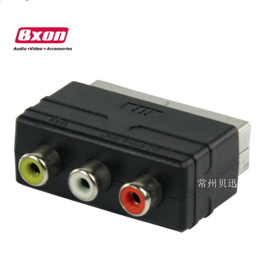 Factory stock SCART to 3RCA adapter Inpu...