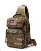 Camouflage travel bag, sports chest bag, street big tactics bag strap, Amazon