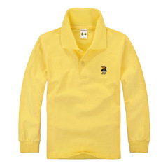 Kids' New Children's Long-Sleeve T-Shirt for Boys, Pure Cotton Casual Solid Color Children's Base Shirt, Children's Clothing