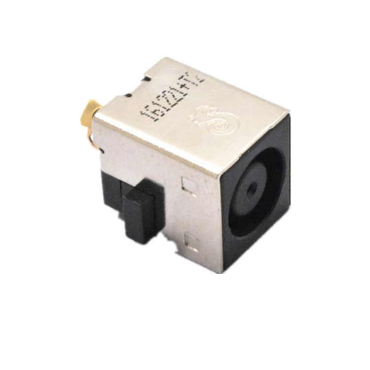 DC插座电动工具DC插座黑色4pin大电流带卡位10*15.3 dc充电接口