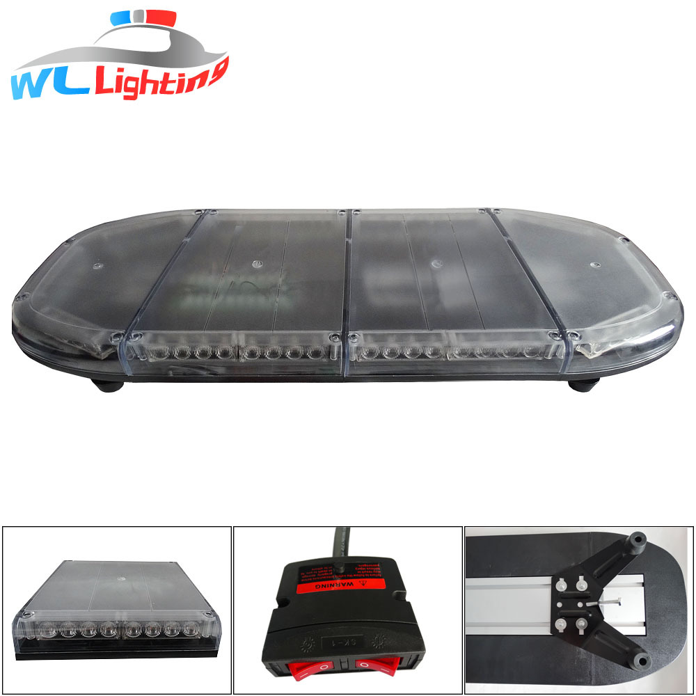 厂家直销 56LED 汽车迷你短排警示灯 爆闪警示灯 频闪灯 81.5CM