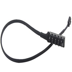 Desktop computer CPU case fan 4PIN PWM hub 1/5 3PIN 4pin fan connector