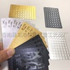 Custom manufacturer black Gold foil poker Plastic cards waterproof Texas Poker Foreign trade goods in stock wholesale