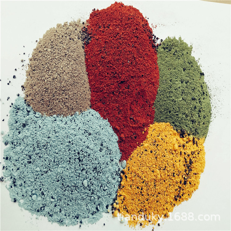 绿色金刚砂耐磨地坪材料 红色金刚砂耐磨地坪材料材料 耐磨地坪材