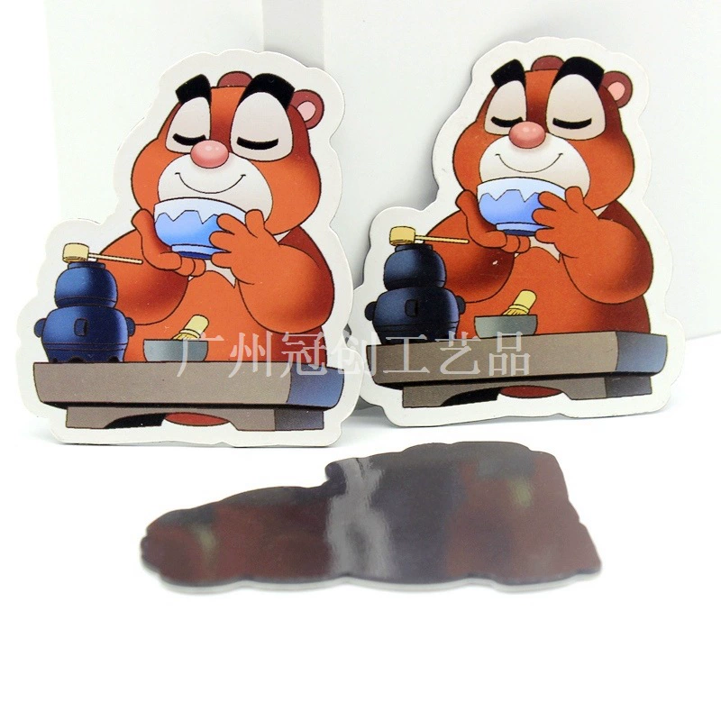 Милый медведь большая мягкая магнитная наклейка на холодильник на заказ мультфильм магнитная наклейка на холодильник экологически чистый материал магнитная наклейка на холодильник на заказ