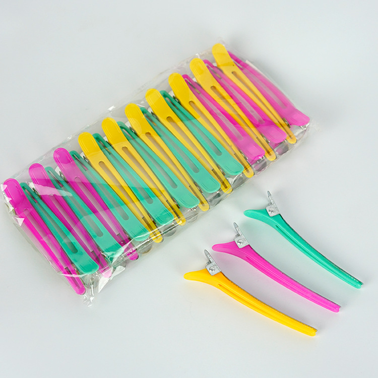 卡宣精品鴨嘴夾美發理發鴨嘴夾子護發染發美發夾子鳄魚夾美發