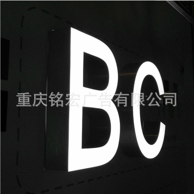 LED Door signs Resin word Luminous character Manufacturer design make install