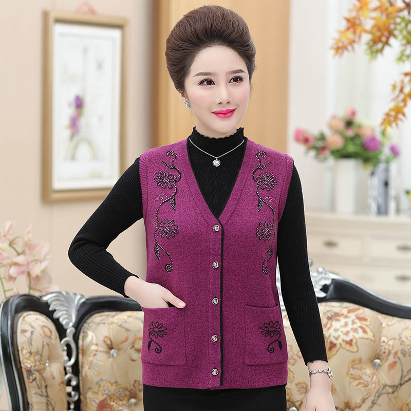 Gilet femme MOUTON ROUGE en Tricot - Ref 3317906 Image 4