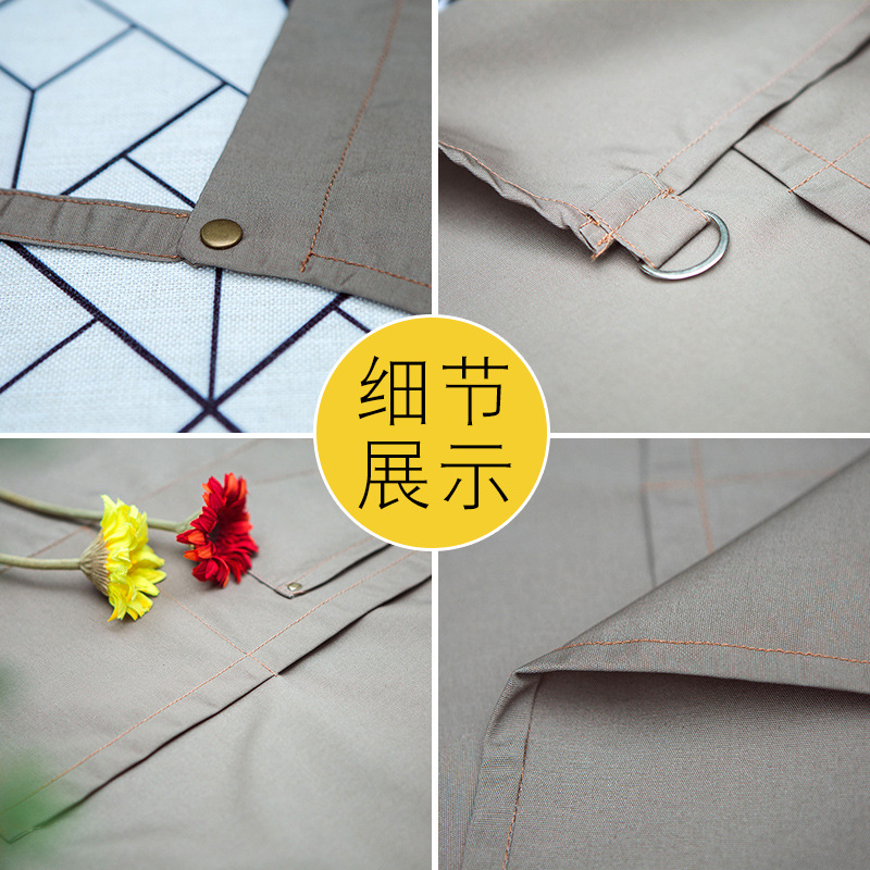 Delantal personalizado creativo lindo cuchillo y tenedor moda coreana cocina limpieza del hogar sin mangas logotipo personalizado delantal