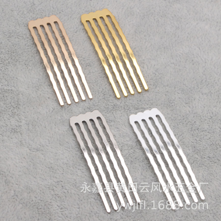 Wavy fine-tooth comb hair comb 56789 multi-tooth DIY headwear accessories materials 5CM multi-tooth direct factory sale