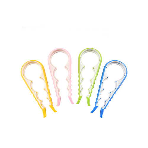 Manufacturer wholesale multifunctional four-in-one bottle opener can opener plastic manual can opener kitchen tool