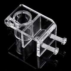 Siyuan fish tank water pipe fixed clip acrylic fixed frame inlet and outlet water pipe fixed feeding tank pipe clamp single hole double hole