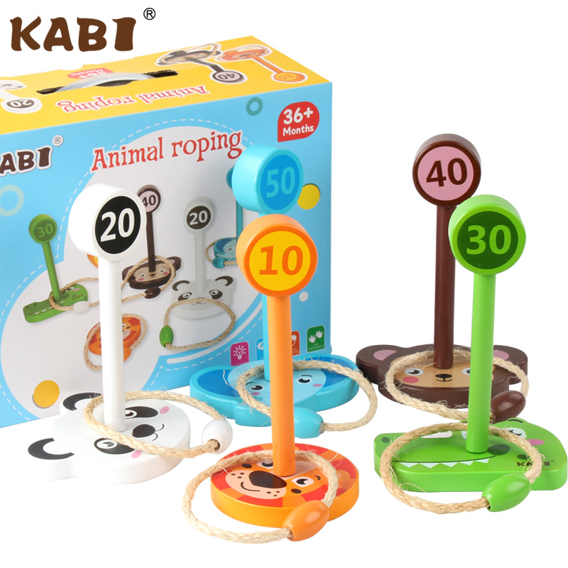 木制投掷套圈游戏卡通动物 幼儿园活动儿童套圈圈1-2-3岁宝宝玩具详情21