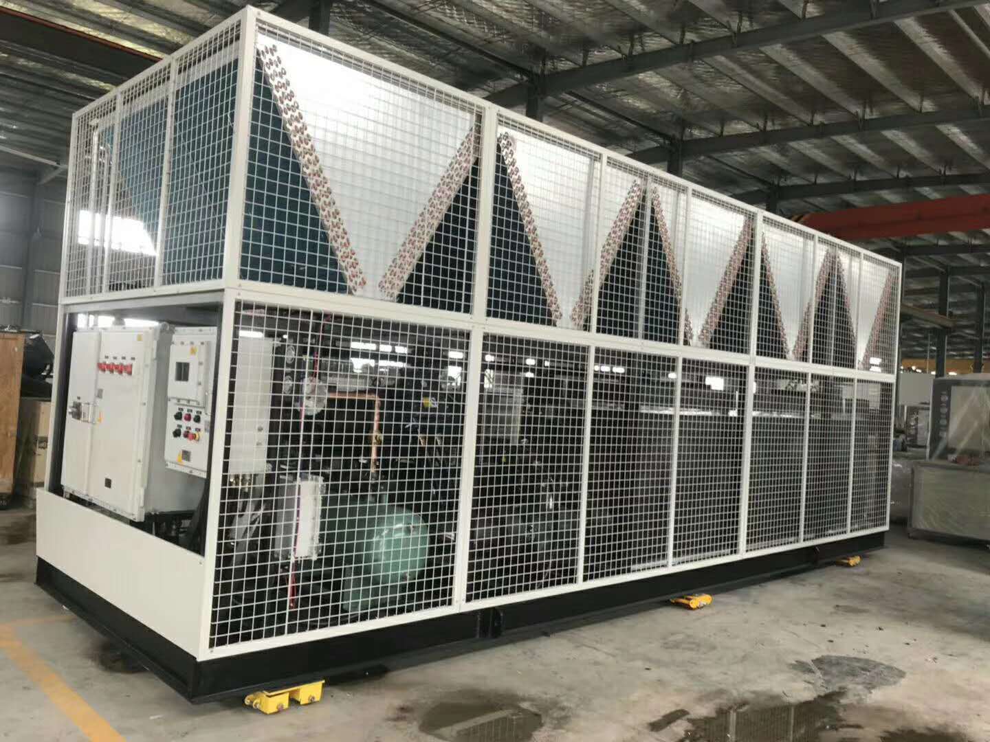 风冷低温冷冻机 汉钟比泽尔螺杆压缩机一键启动智能控温±1℃