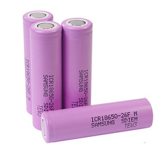 Factory direct sales 18650 lithium battery 3.7V2600mAh mAh strong light flashlight small fan rechargeable battery